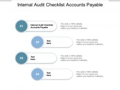 Internal audit checklist accounts payable ppt powerpoint presentation inspiration show cpb