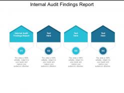 Internal audit findings report ppt powerpoint presentation icon background image cpb