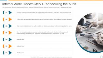 Internal audit process step 1 audit overview of internal audit planning checklist