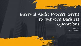 Internal Audit Process Steps To Improve Business Operations PPT Outline AT
