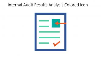 Internal Audit Results Analysis Colored Icon In Powerpoint Pptx Png And Editable Eps Format