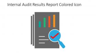 Internal Audit Results Report Colored Icon In Powerpoint Pptx Png And Editable Eps Format