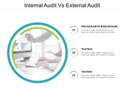 Internal audit vs external audit ppt powerpoint presentation ideas portfolio cpb