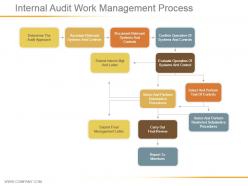 Internal audit work management process ppt example file