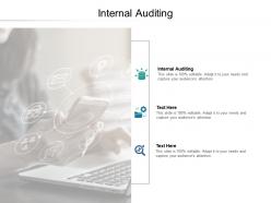Internal auditing ppt powerpoint presentation summary infographic template cpb