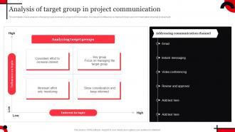 Internal Communication Analysis Of Target Group In Project Strategy SS V