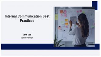Internal Communication Best Practices PPT Sample AT