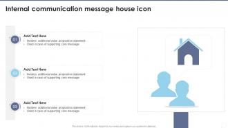 Internal Communication Message House Icon
