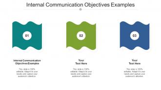 Internal Communication Objectives Examples Ppt Powerpoint Presentation Model Example Cpb