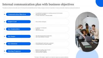 Internal Communication Plan With Business Objectives