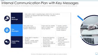 Internal Communication Plan With Key Messages