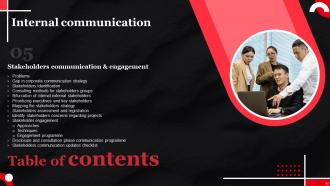 Internal Communication Powerpoint Presentation Slides Strategy CD V Captivating Colorful