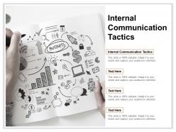 Internal communication tactics ppt powerpoint presentation ideas show cpb