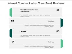 Internal communication tools small business ppt powerpoint presentation summary picture cpb