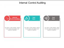 Internal control auditing ppt powerpoint presentation slides images cpb