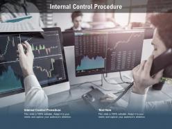 Internal control procedure ppt powerpoint presentation portfolio show cpb