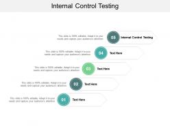 Internal control testing ppt powerpoint presentation infographic template ideas cpb