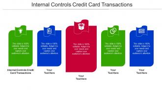 Internal Controls Credit Card Transactions Ppt Powerpoint Presentation Infographic Cpb