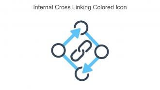 Internal Cross Linking Colored Icon In Powerpoint Pptx Png And Editable Eps Format