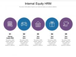 Internal equity hrm ppt powerpoint presentation show model cpb