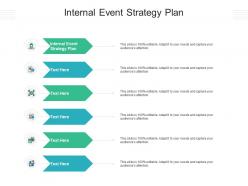 Internal event strategy plan ppt powerpoint presentation gallery portrait cpb