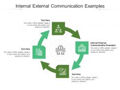 Internal external communication examples ppt powerpoint presentation ideas infographics cpb