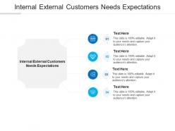 Internal external customers needs expectations ppt powerpoint presentation summary designs download cpb