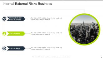 Internal External Risks Business In Powerpoint And Google Slides Cpb