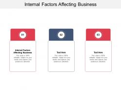 Internal factors affecting business ppt powerpoint presentation visual aids backgrounds cpb