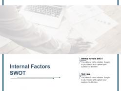 Internal factors swot ppt powerpoint presentation model graphics pictures cpb