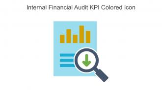 Internal Financial Audit KPI Colored Icon In Powerpoint Pptx Png And Editable Eps Format