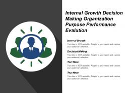 Internal Growth Decision Making Organization Purpose Performance Evolution