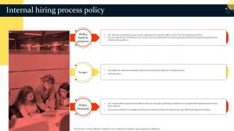 Internal Hiring Process Policy Talent Acquisition User Guide Ppt Show Graphics Example