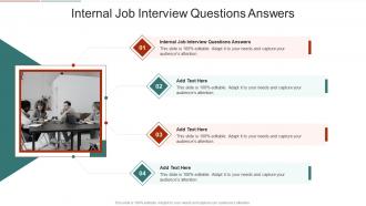 Internal Job Interview Questions Answers In Powerpoint And Google Slides Cpb