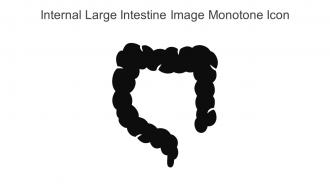 Internal Large Intestine Image Monotone Icon In Powerpoint Pptx Png And Editable Eps Format