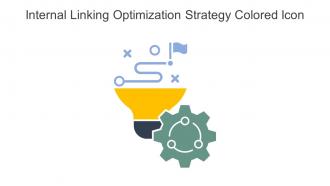 Internal Linking Optimization Strategy Colored Icon In Powerpoint Pptx Png And Editable Eps Format