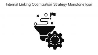 Internal Linking Optimization Strategy Monotone Icon In Powerpoint Pptx Png And Editable Eps Format