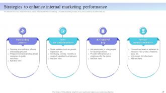 Internal Marketing Plan To Enhance Employee Satisfaction MKT CD V Appealing Attractive