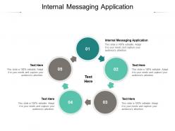 Internal messaging application ppt powerpoint presentation show mockup cpb