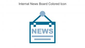 Internal News Board Colored Icon In Powerpoint Pptx Png And Editable Eps Format