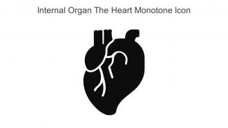 Internal Organ The Heart Monotone Icon In Powerpoint Pptx Png And Editable Eps Format
