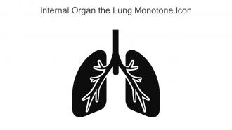 Internal Organ The Lung Monotone Icon In Powerpoint Pptx Png And Editable Eps Format