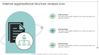Internal Organizational Structure Analysis Icon