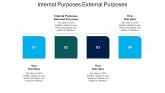 Internal purposes external purposes ppt powerpoint presentation ideas picture cpb