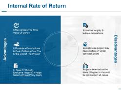 Internal Rate Of Return Ppt Slides Diagrams