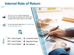 Internal Rate Of Return Ppt Slides Example