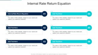 Internal Rate Return Equation In Powerpoint And Google Slides Cpb