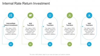 Internal Rate Return Investment In Powerpoint And Google Slides Cpb