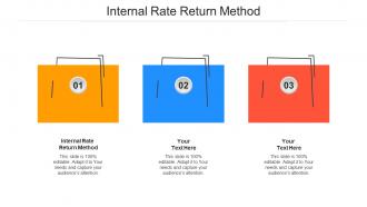 Internal rate return method ppt powerpoint presentation infographic template guide cpb