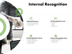 Internal recognition success ppt powerpoint presentation icon